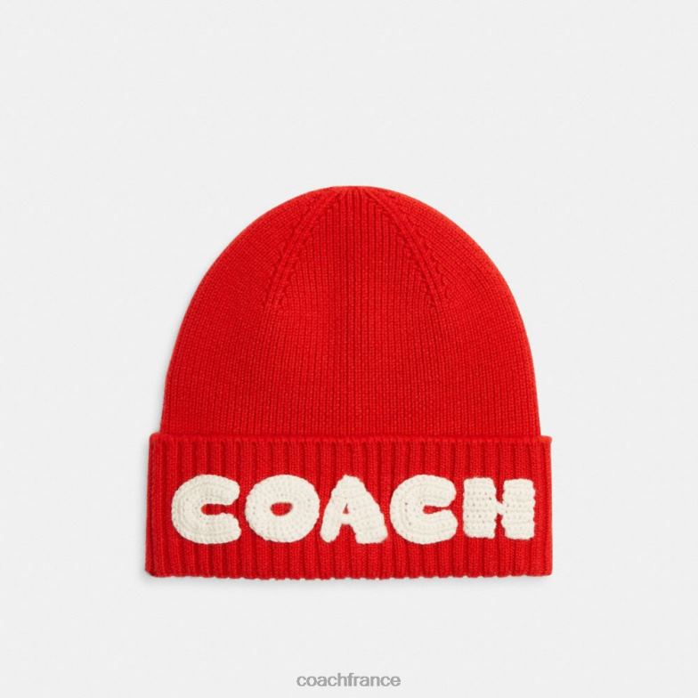 Coach femmes bonnet en boîte rouge sportif HHR6J562