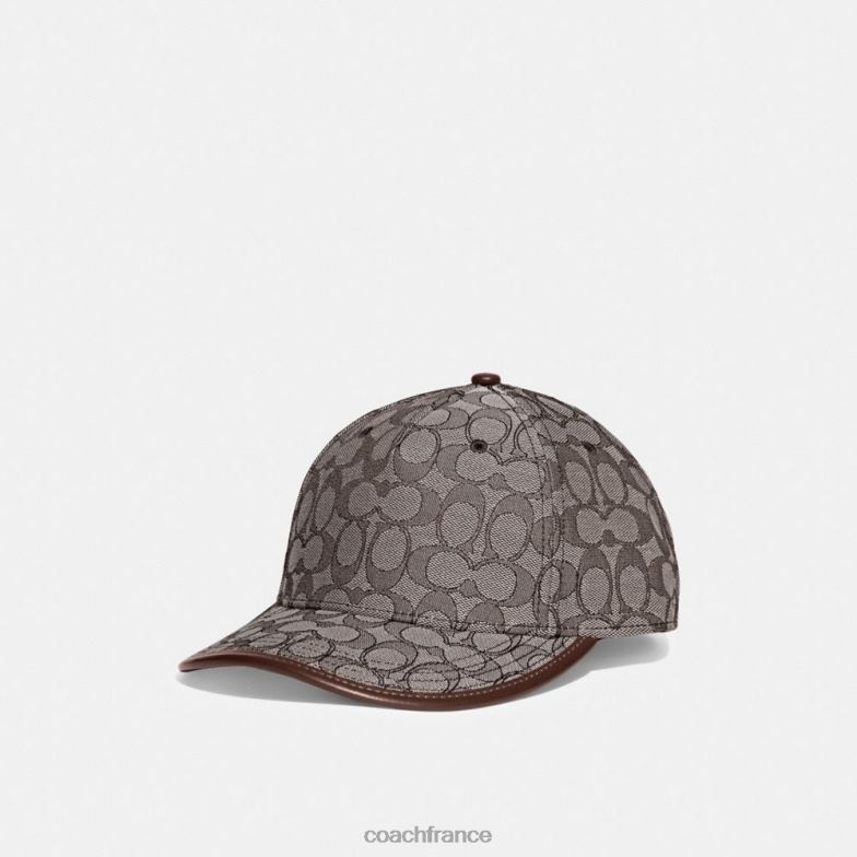 Coach femmes casquette de baseball en jacquard emblématique chêne HHR6J600
