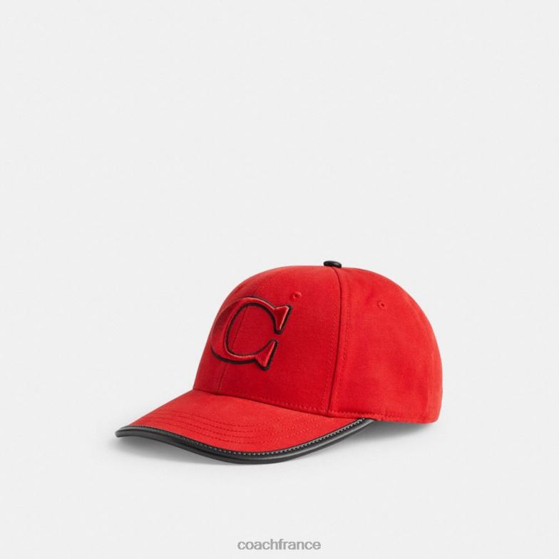 Coach femmes casquette de baseball rouge sportif HHR6J544