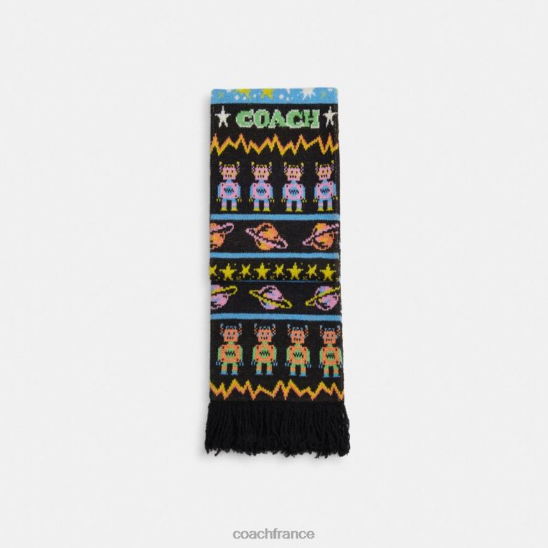 Coach femmes silencieux à imprimé cosmique noir multicolore HHR6J550