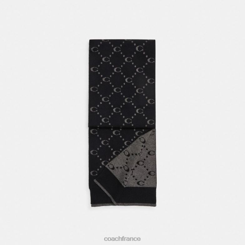 Coach femmes silencieux à imprimé métallisé emblématique noir HHR6J580