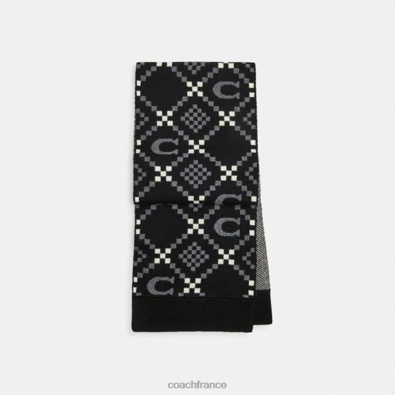Coach femmes silencieux jacquard signature noir HHR6J549