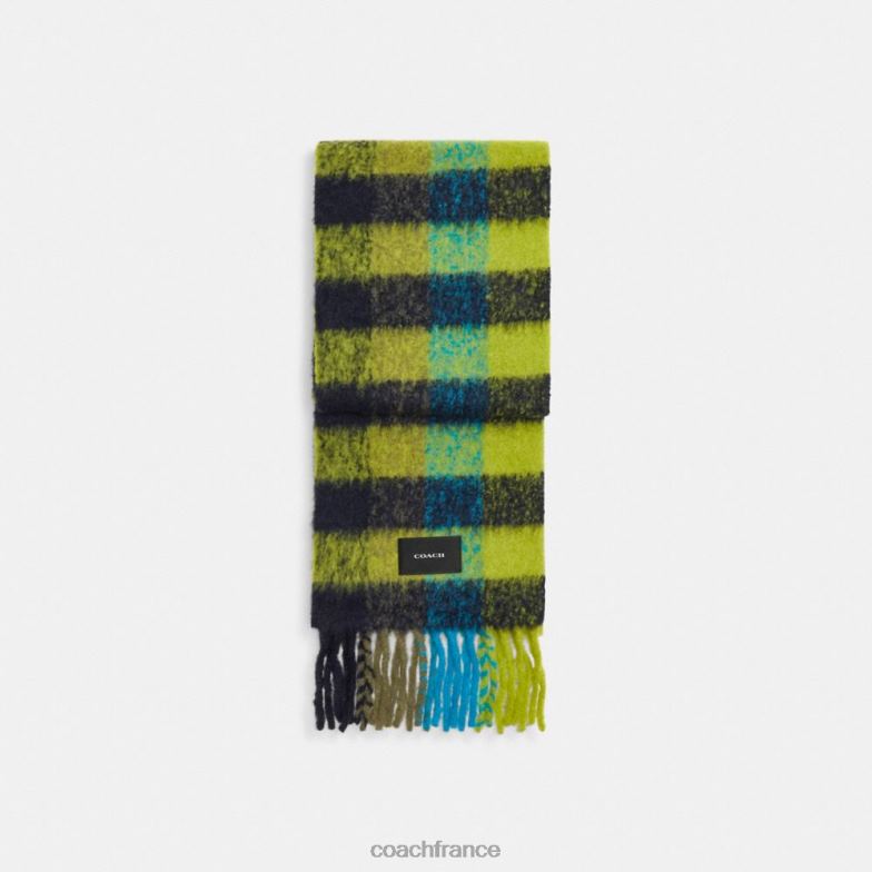 Coach femmes silencieux surdimensionné à carreaux armée verte HHR6J571