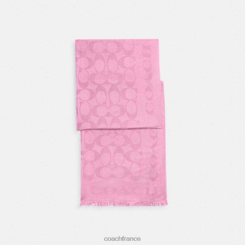 Coach femmes étole signature rose verni HHR6J591