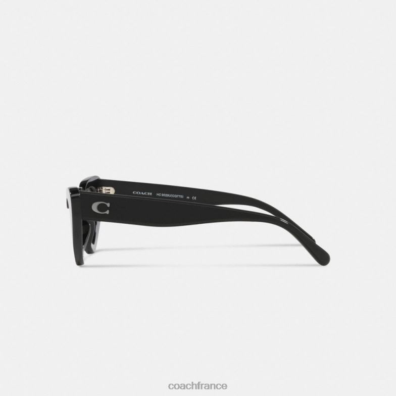 Coach femmes lunettes de soleil coeur noir HHR6J528