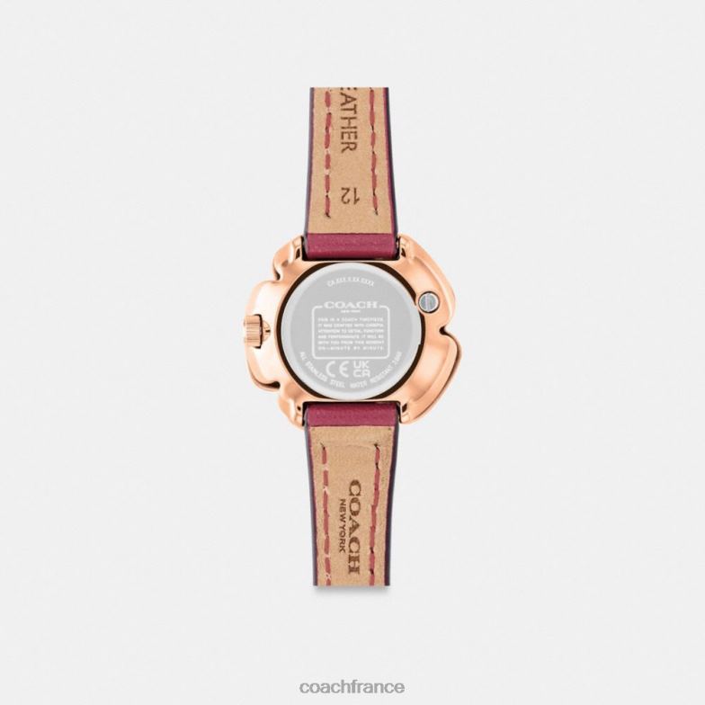 Coach femmes montre rose thé, 28 mm rouge HHR6J543