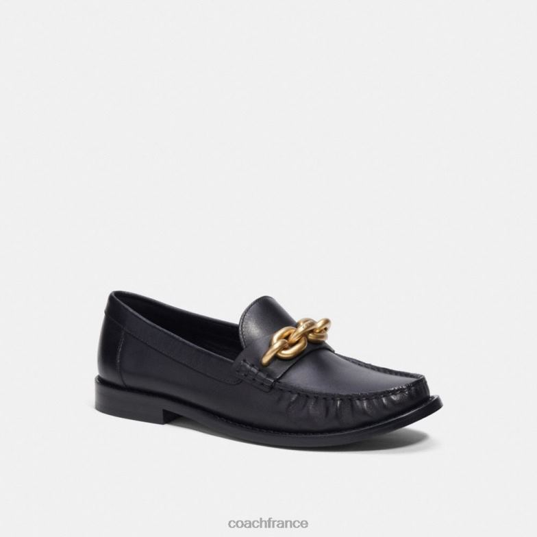 Coach femmes jess mocassin or noir HHR6J398