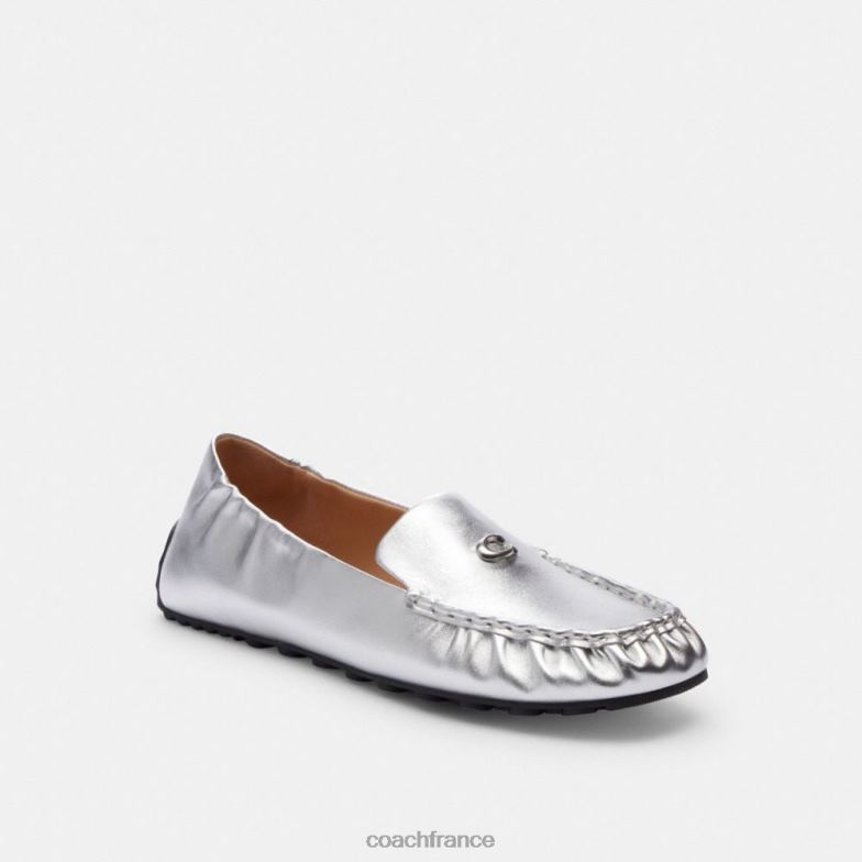 Coach femmes mocassin ronnie argent HHR6J392