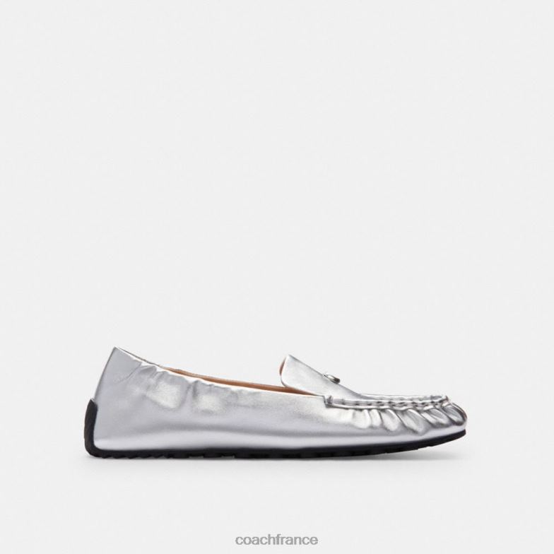 Coach femmes mocassin ronnie argent HHR6J392