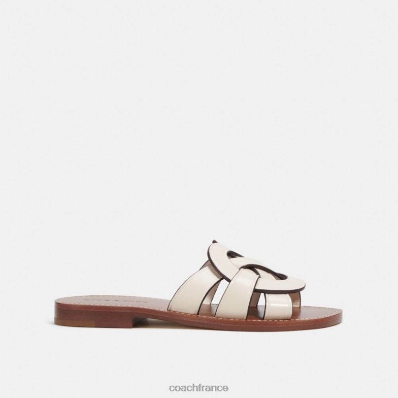 Coach femmes sandale issa craie HHR6J399
