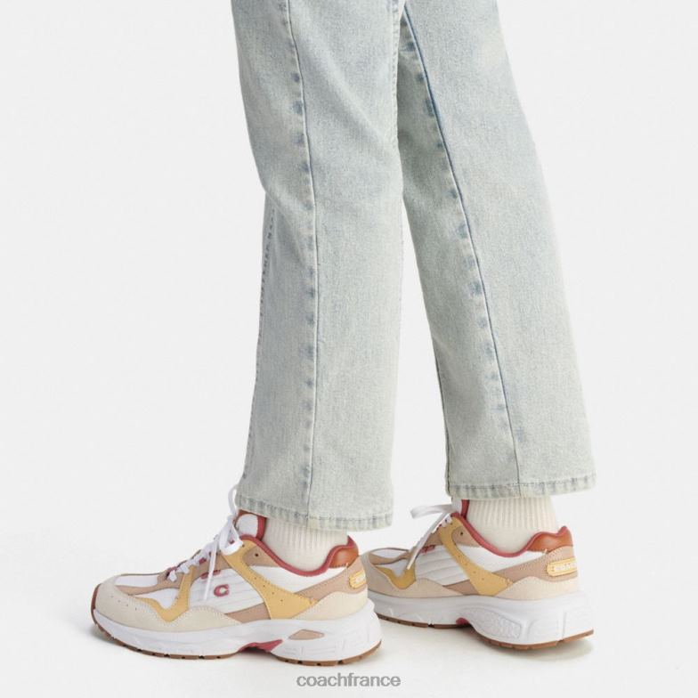 Coach femmes baskets c301 craie/taupe HHR6J405