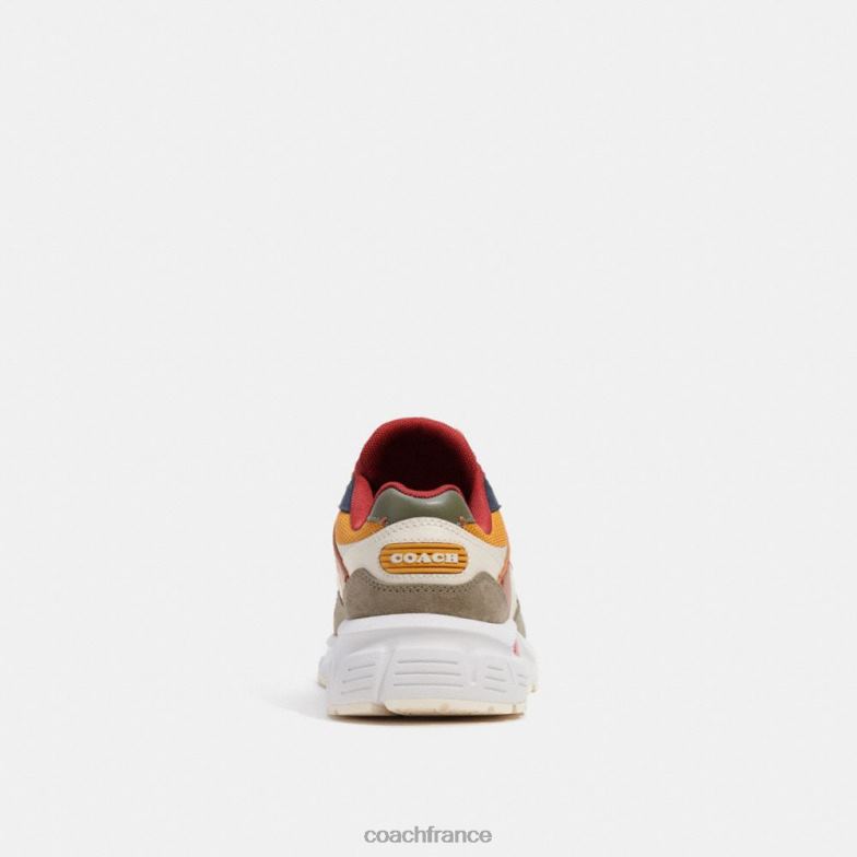 Coach femmes baskets c301 vert/renoncule HHR6J404
