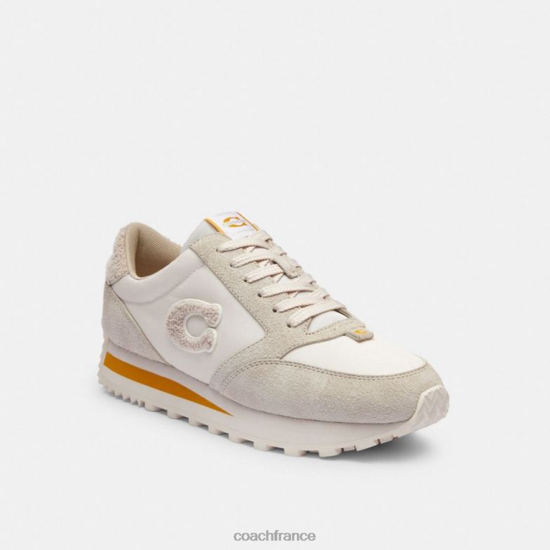 Coach femmes sneaker de coureur vapeur/craie HHR6J400