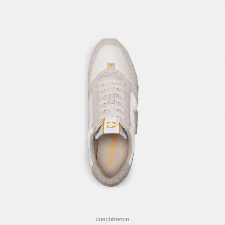 Coach femmes sneaker de coureur vapeur/craie HHR6J400