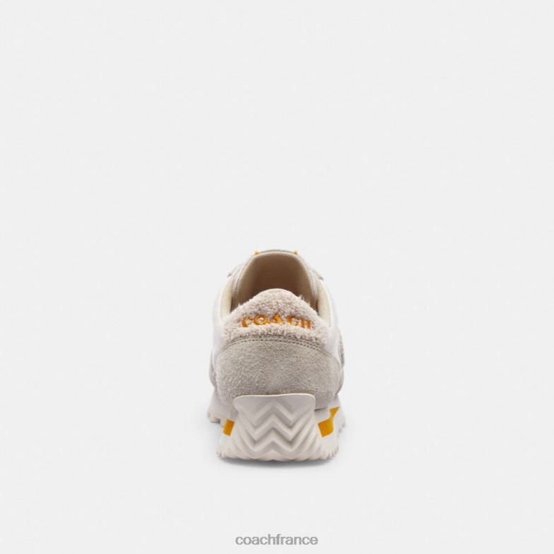 Coach femmes sneaker de coureur vapeur/craie HHR6J400
