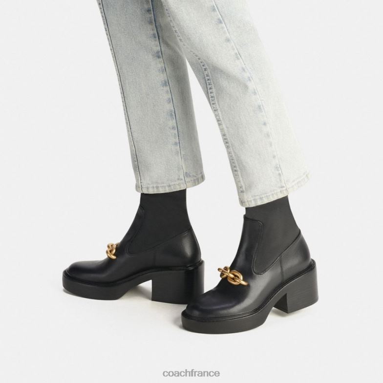 Coach femmes chausson kenna noir HHR6J419