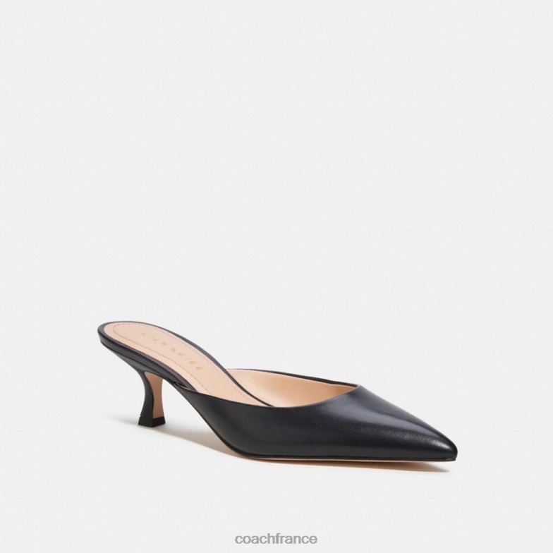 Coach femmes mule renn noir HHR6J418