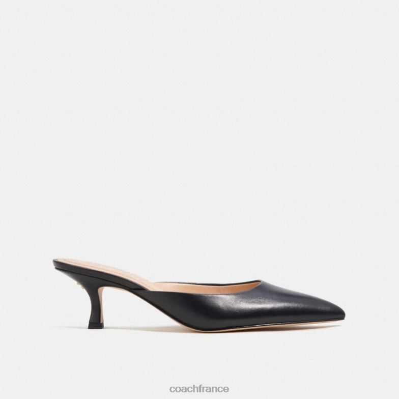 Coach femmes mule renn noir HHR6J418