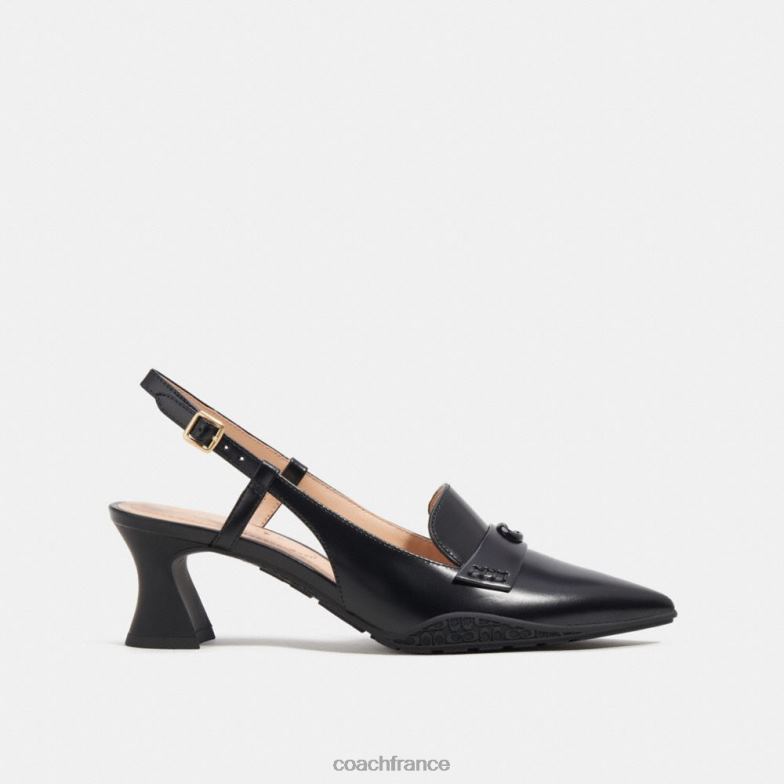 Coach femmes slingback hybride Nikola noir HHR6J417