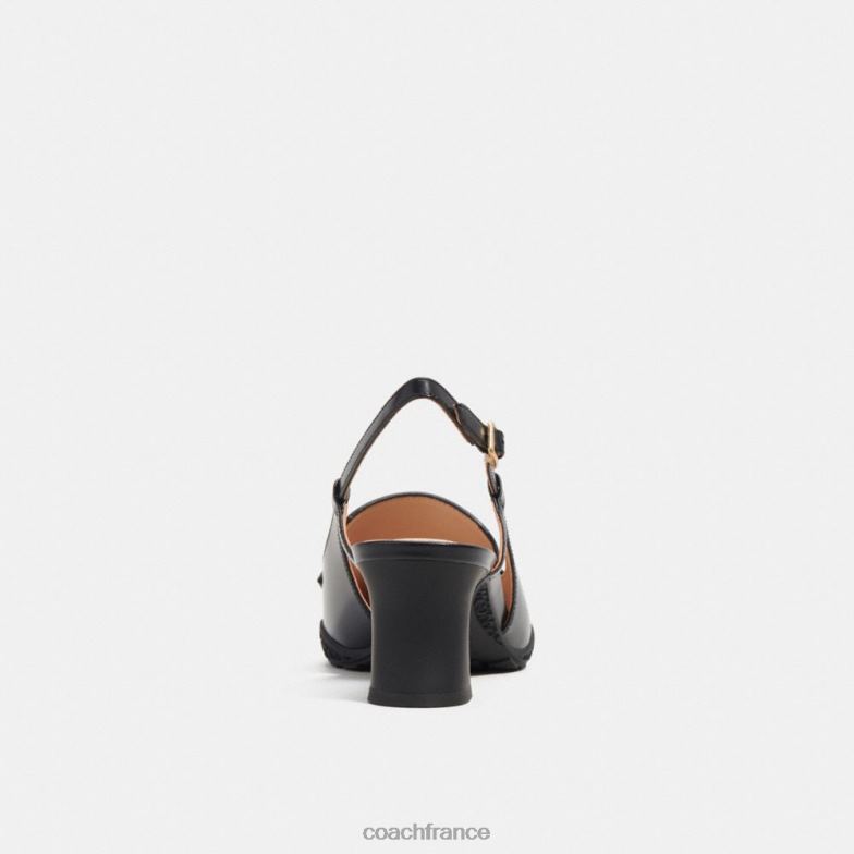 Coach femmes slingback hybride Nikola noir HHR6J417