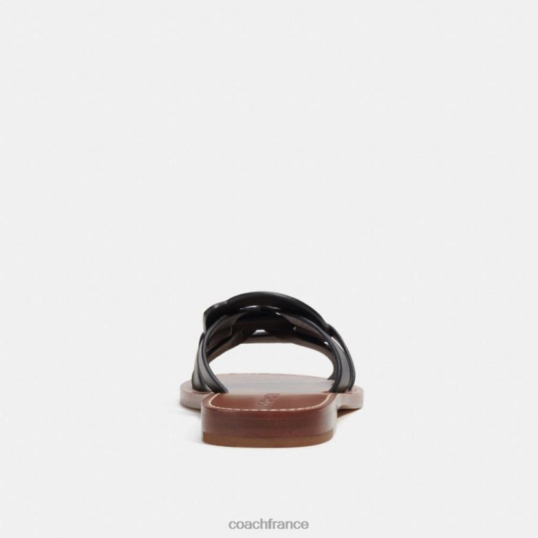Coach femmes sandale issa noir HHR6J426