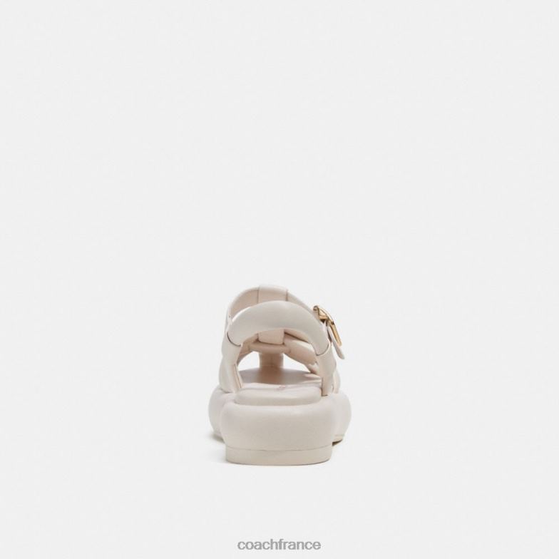 Coach femmes sandale penney craie HHR6J425
