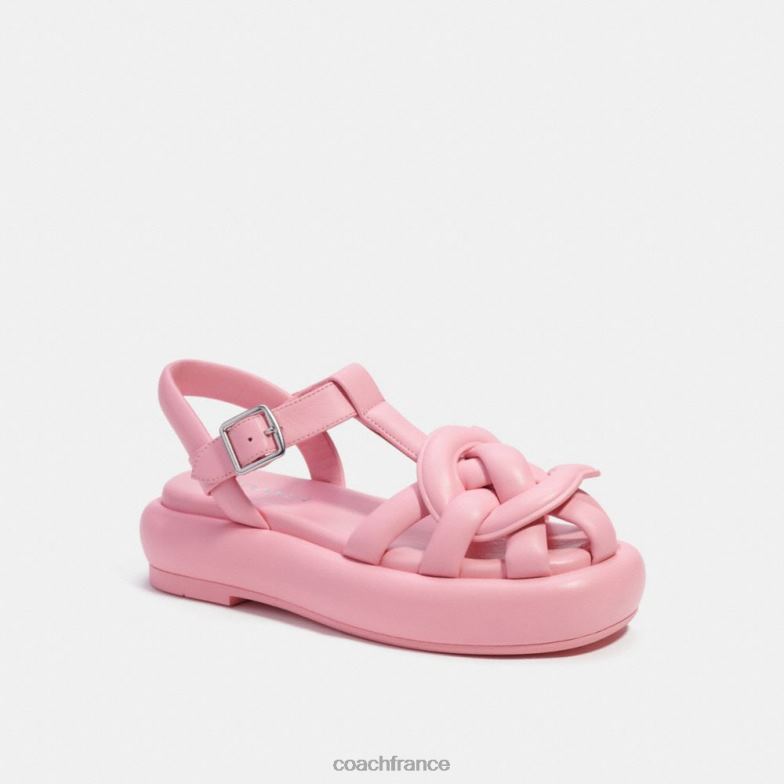 Coach femmes sandale penney fleur rose HHR6J424