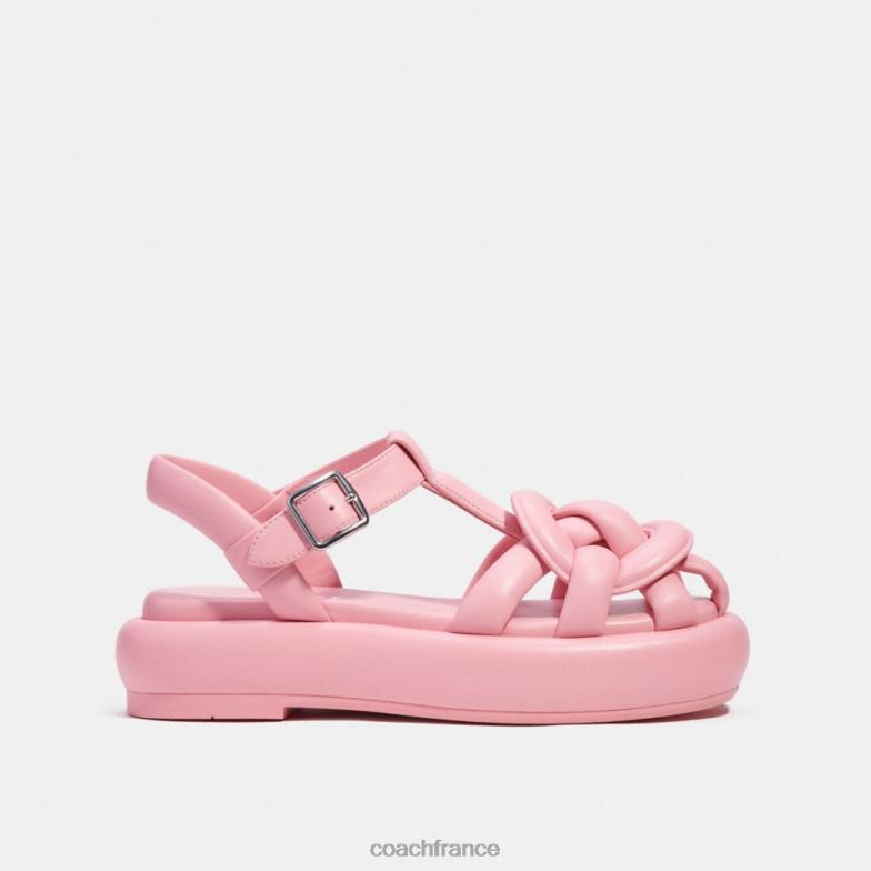 Coach femmes sandale penney fleur rose HHR6J424
