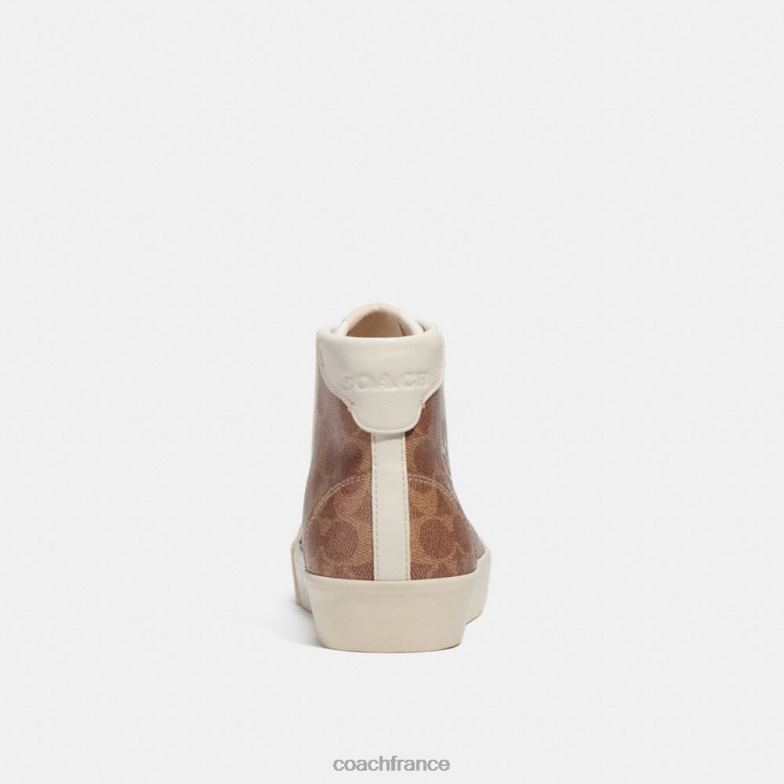 Coach femmes sneaker à plateforme montante Citysole du nouvel an lunaire en toile exclusive avec lapin bronzer HHR6J427