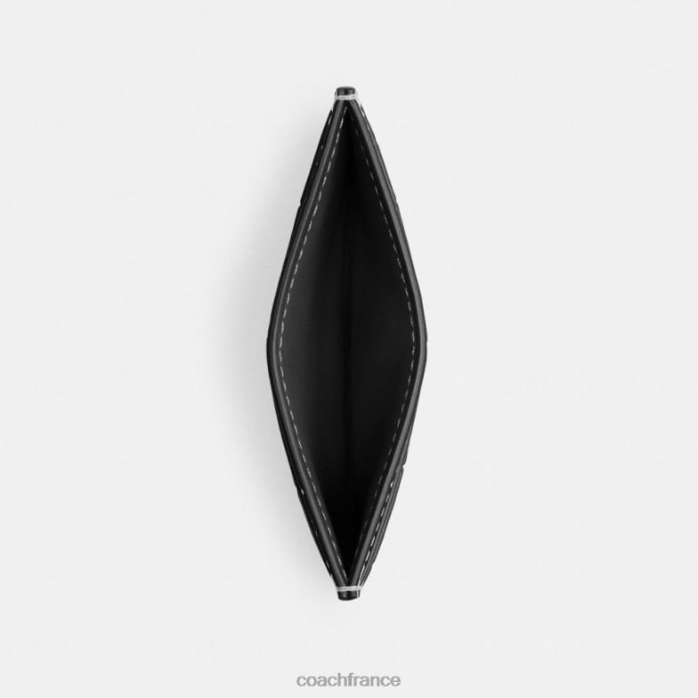 Coach femmes étui à cartes essentiel gauche/noir HHR6J371