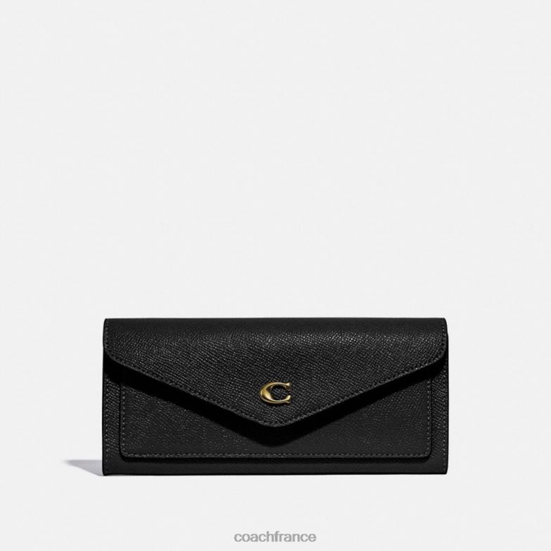 Coach femmes portefeuille souple Wyn li/noir HHR6J328