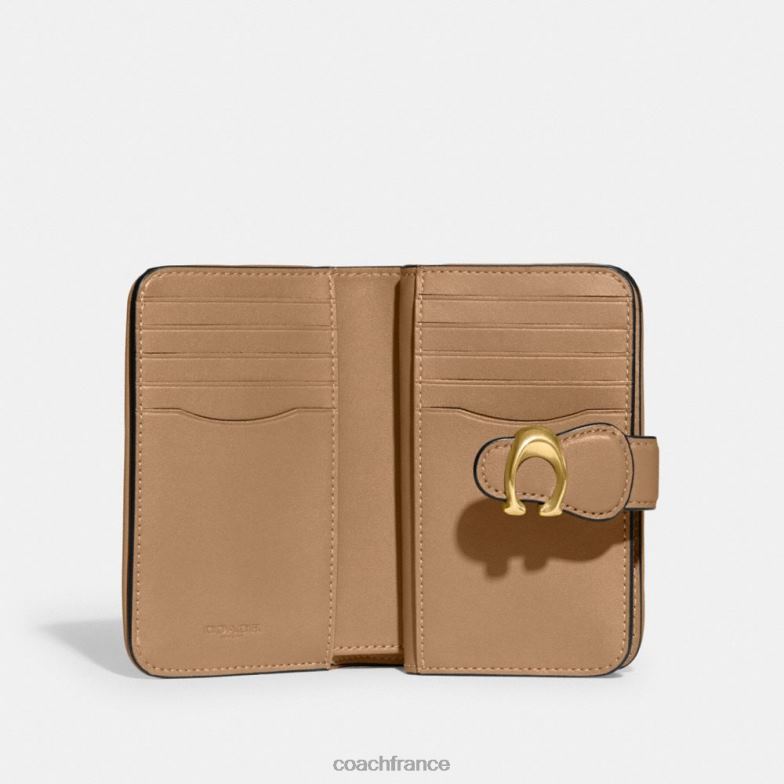 Coach femmes portefeuille moyen tabby b4/caramel HHR6J332