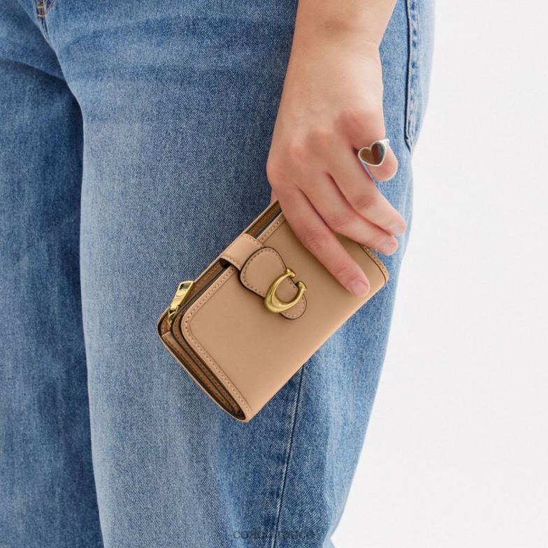 Coach femmes portefeuille moyen tabby b4/caramel HHR6J332