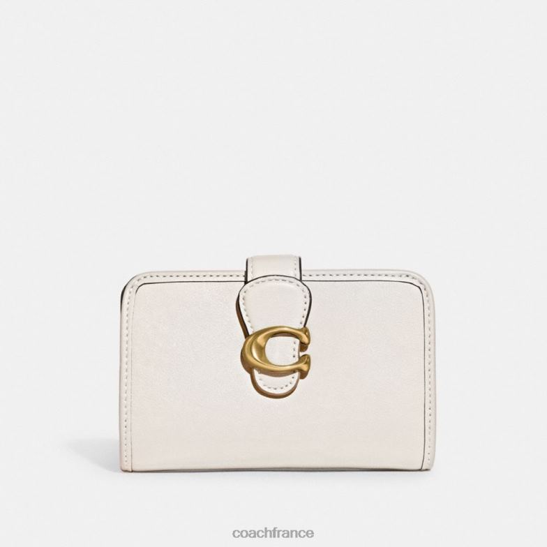 Coach femmes portefeuille moyen tabby b4/craie HHR6J335