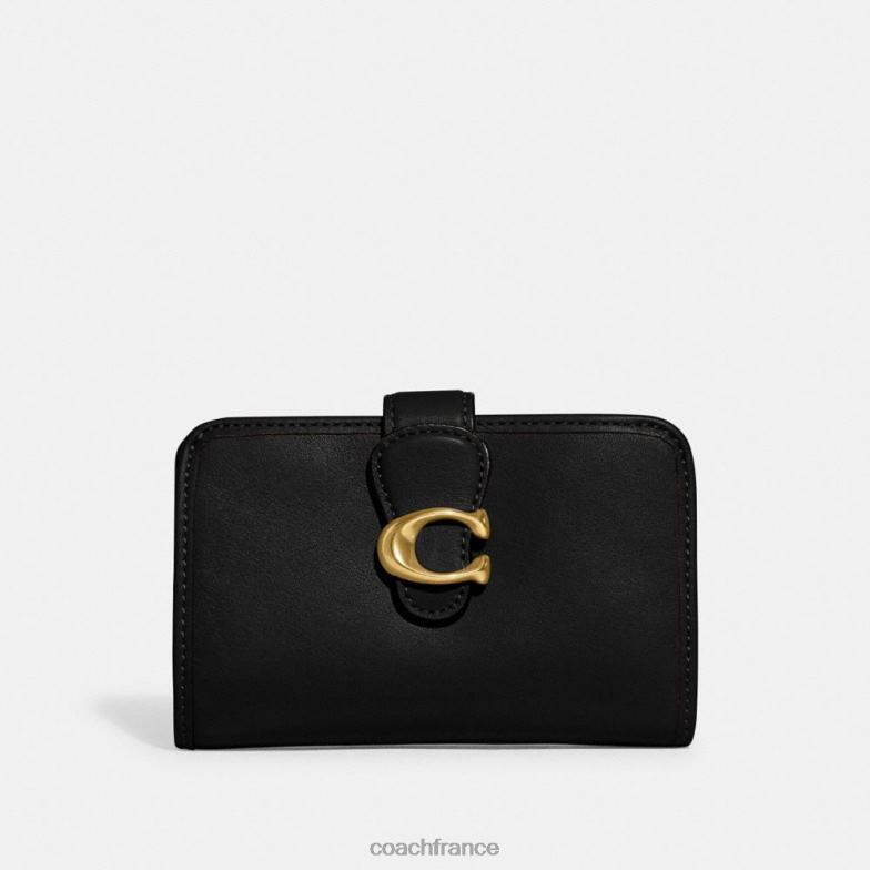 Coach femmes portefeuille moyen tabby b4/noir HHR6J340