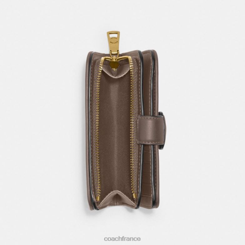 Coach femmes portefeuille moyen tabby b4/pierre foncée HHR6J338