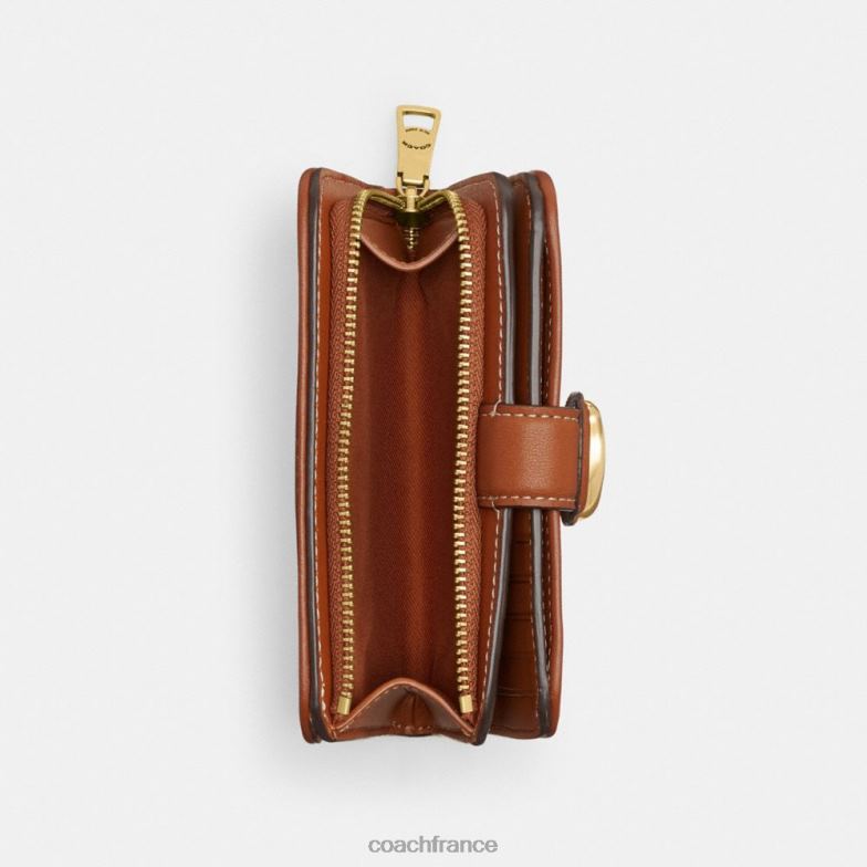 Coach femmes portefeuille tabby moyen en jacquard micro signature b4/cacao bruni amb HHR6J331