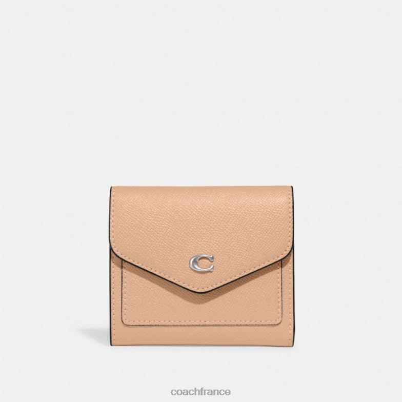 Coach femmes petit portefeuille Wyn gauche/buff HHR6J345