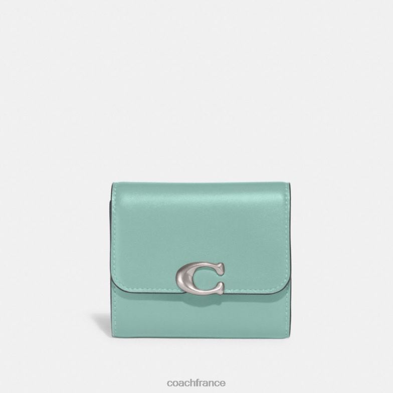 Coach femmes portefeuille de bandits gauche/bleu délavé HHR6J359