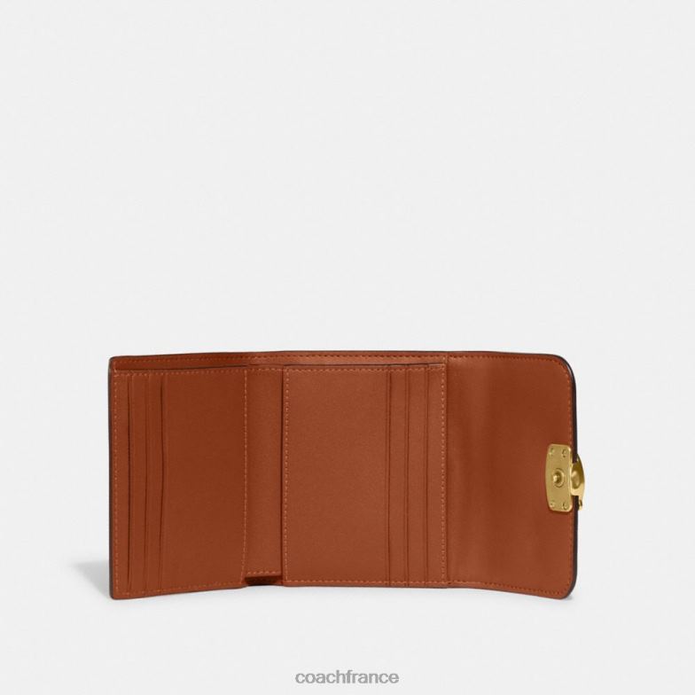 Coach femmes portefeuille de bandits gauche/bleu délavé HHR6J359