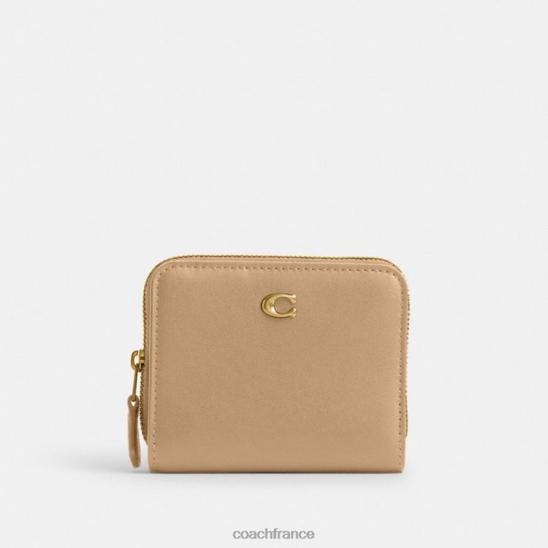 Coach femmes portefeuille portefeuille b4/bronzage HHR6J347