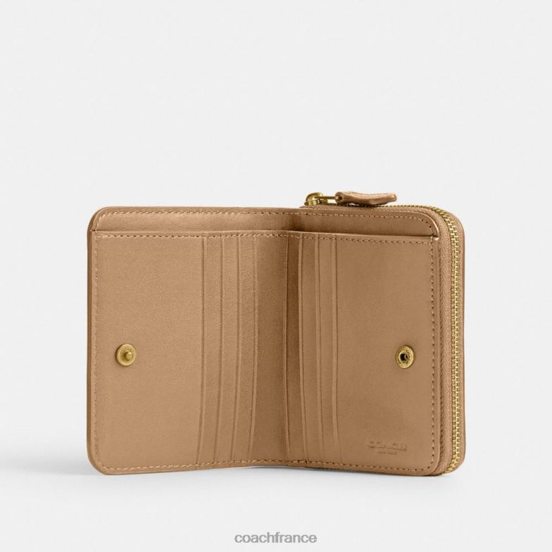 Coach femmes portefeuille portefeuille b4/bronzage HHR6J347