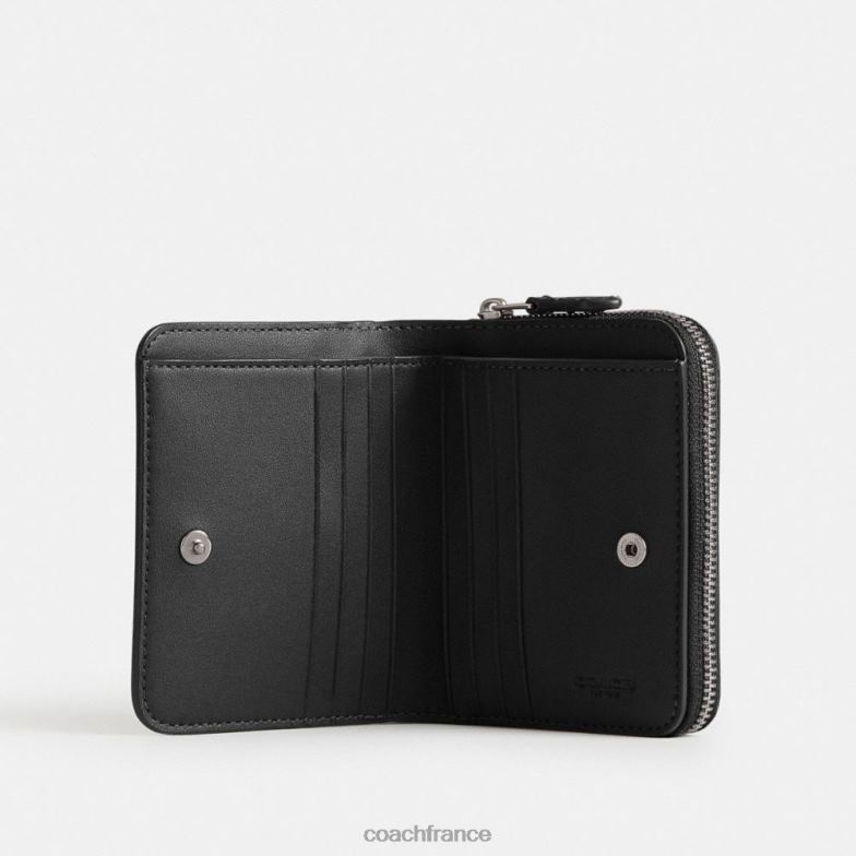 Coach femmes portefeuille portefeuille gauche/noir HHR6J344