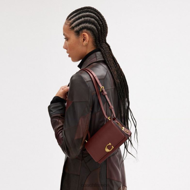 Coach femmes bandoulière bandit b4/vin HHR6J3
