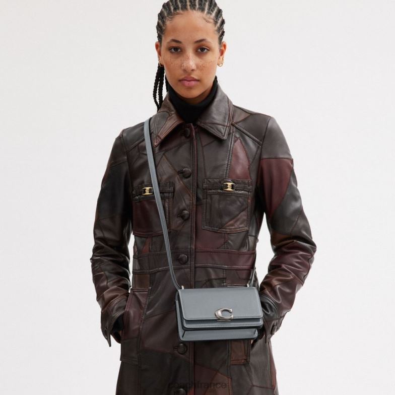 Coach femmes bandoulière bandit gauche/gris bleu HHR6J5