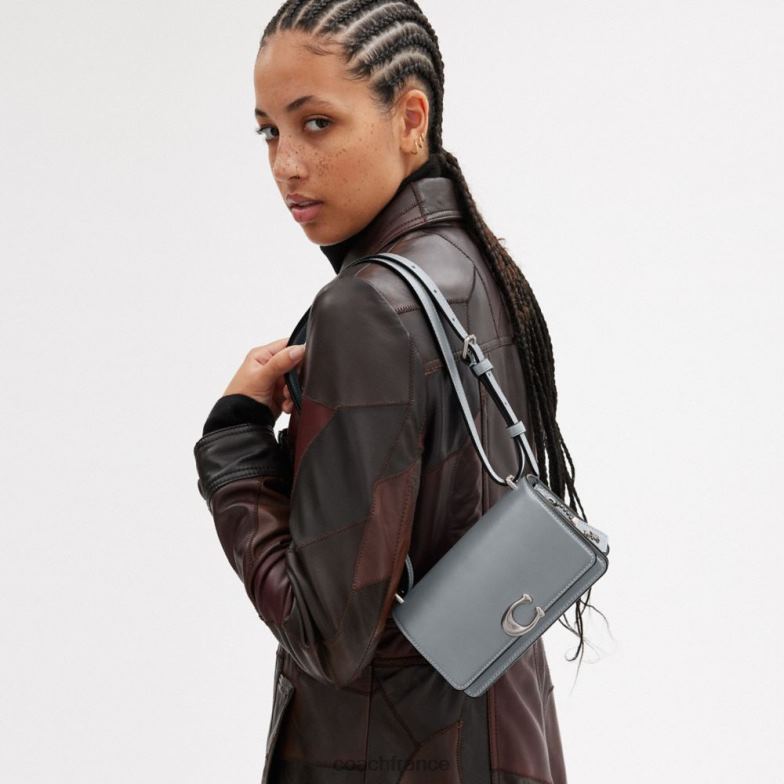 Coach femmes bandoulière bandit gauche/gris bleu HHR6J5