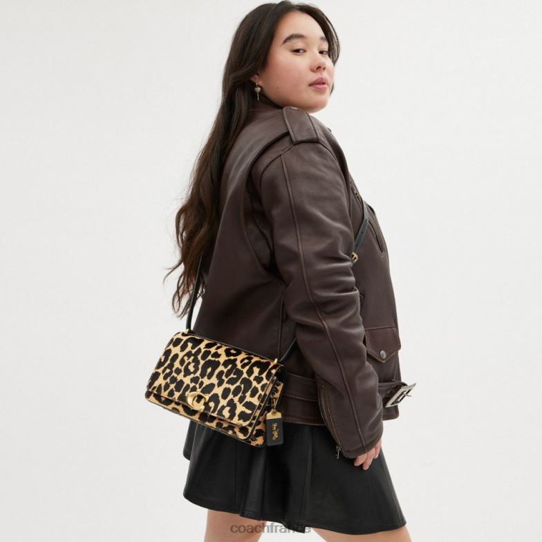 Coach femmes sac bandoulière bandit à imprimé léopard b4/léopard HHR6J2