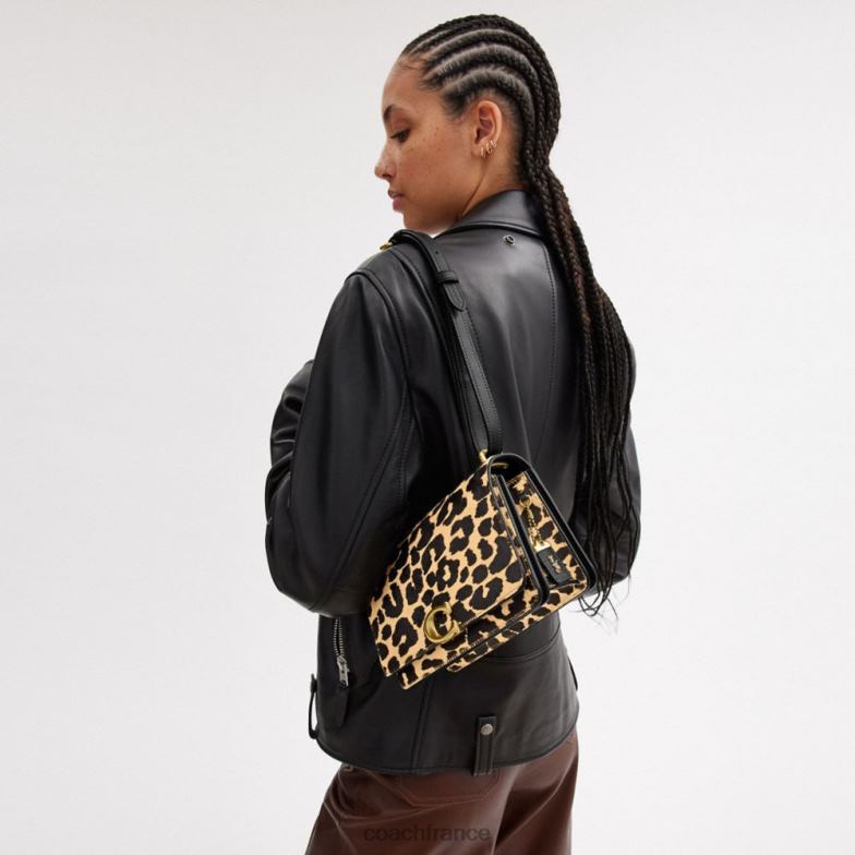 Coach femmes sac bandoulière bandit à imprimé léopard b4/léopard HHR6J2