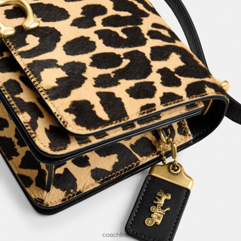 Coach femmes sac bandoulière bandit à imprimé léopard b4/léopard HHR6J2