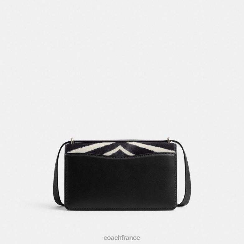 Coach femmes sac bandoulière bandit à imprimé zèbre gauche/zèbre HHR6J1